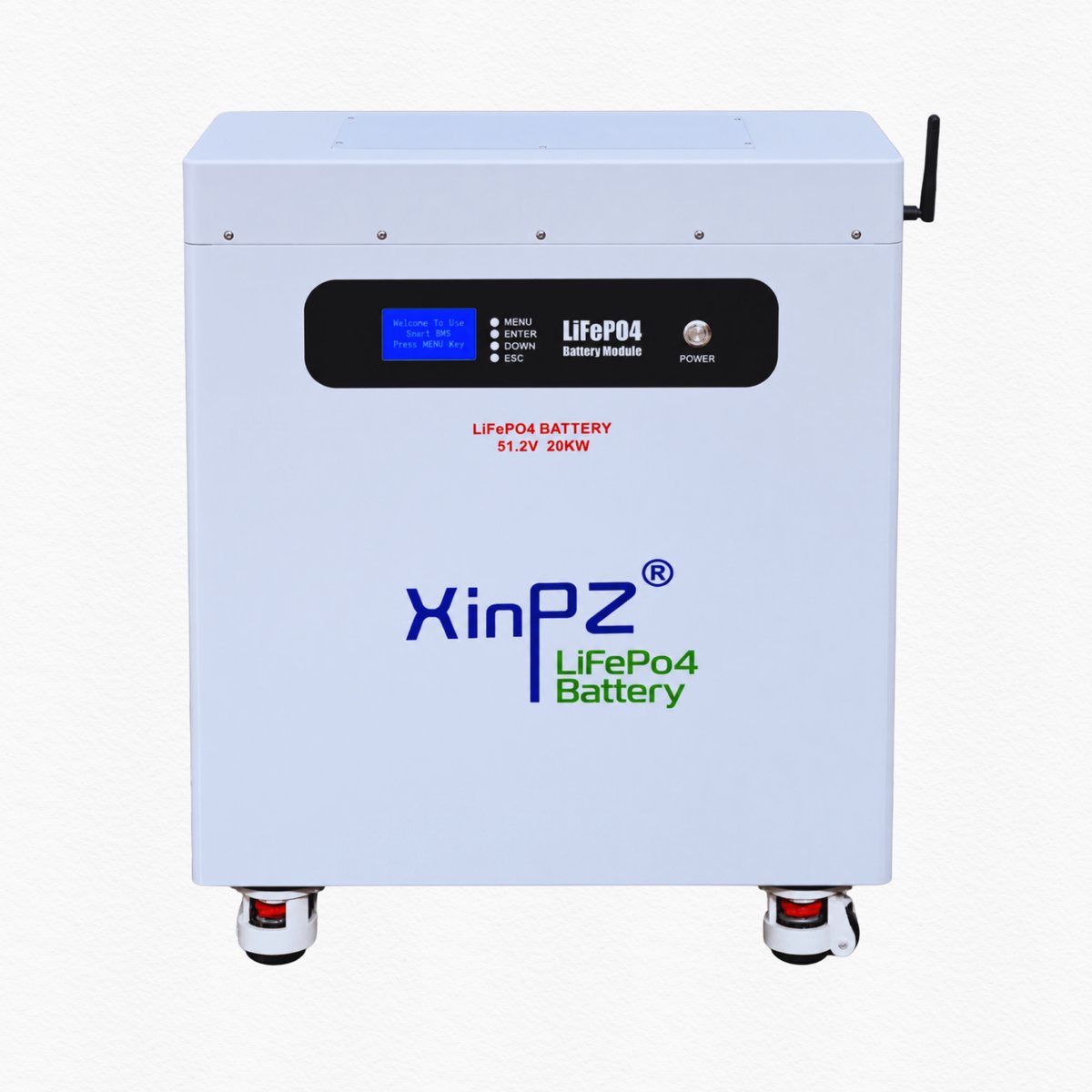 PIN LƯU TRỮ LITHIUM LIFEPO4 XINPZ 51.2V 400AH (20.48KWH TỦ ĐỨNG)