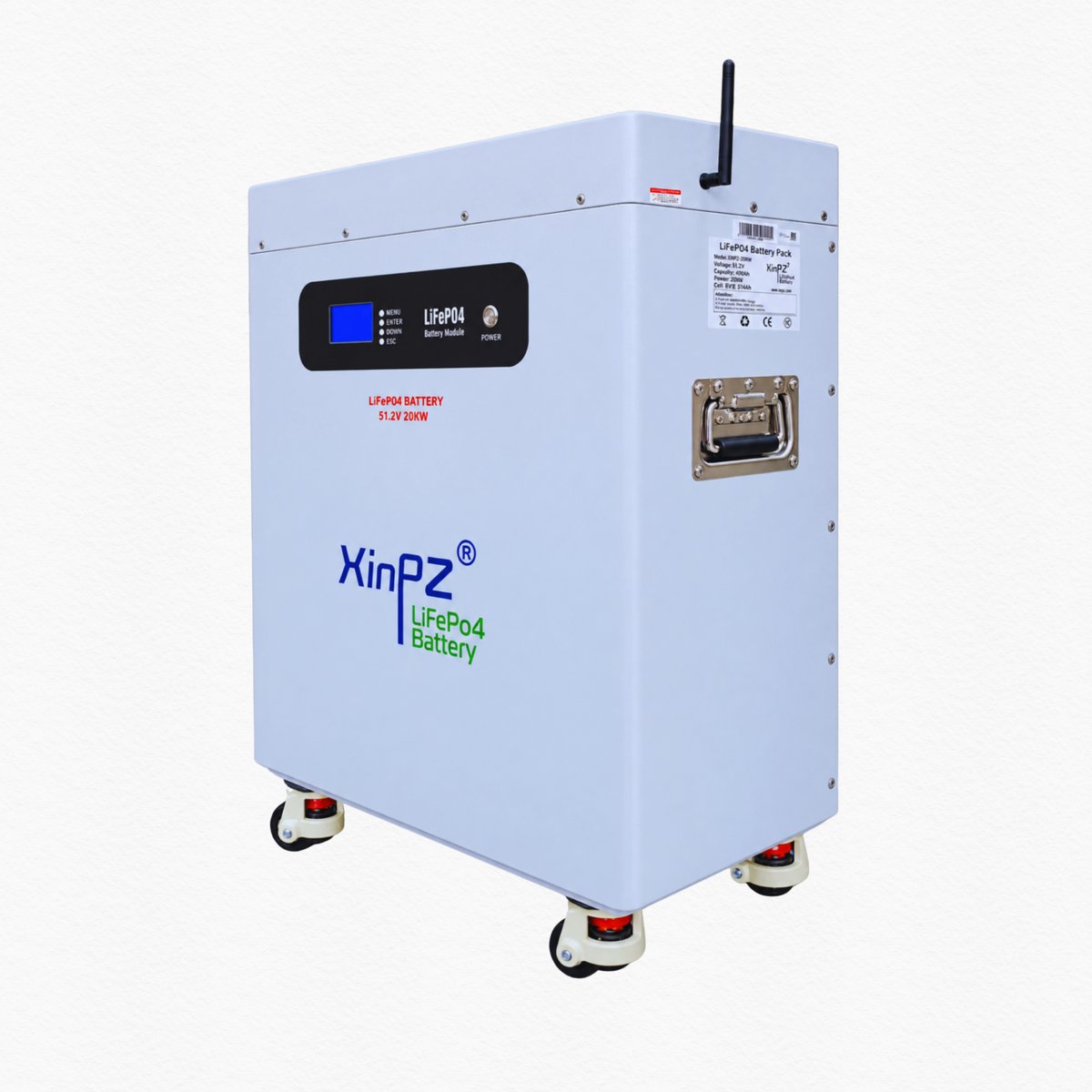 PIN LƯU TRỮ LITHIUM LIFEPO4 XINPZ 51.2V 400AH (20.48KWH TỦ ĐỨNG) - Ảnh 3