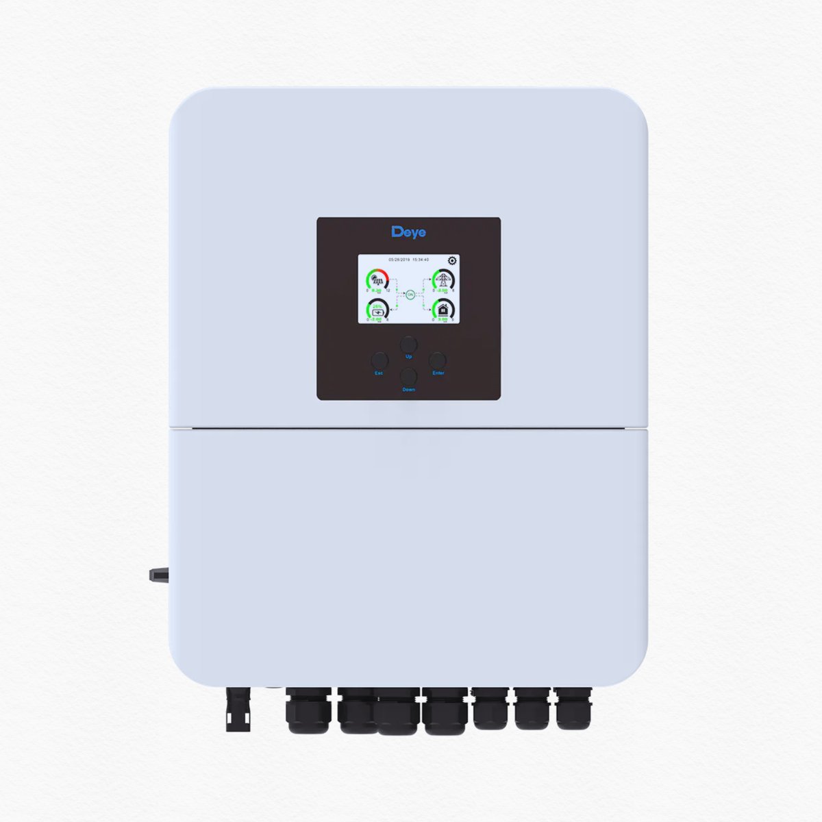 BIẾN TẦN LƯU TRỮ HYBRID DEYE 6KW 1 PHA 48V (SUN-6K-SG04LP1-EUSM2)