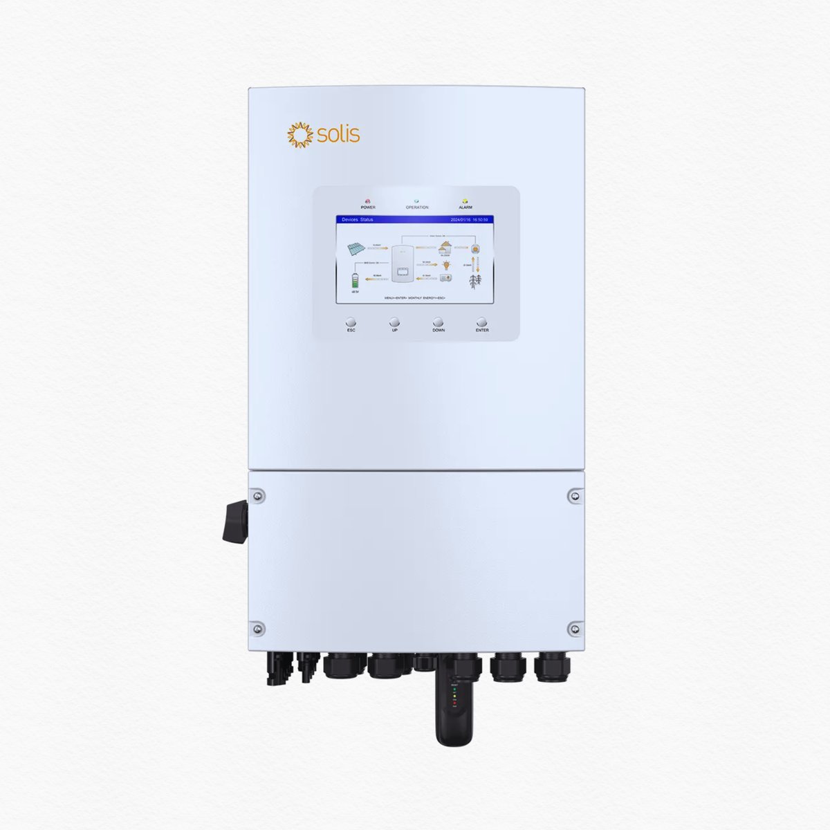 BIẾN TẦN LƯU TRỮ HYBRID SOLIS 6KW 1 PHA (S6-EH1P6K-L-PLUS) - Ảnh 1