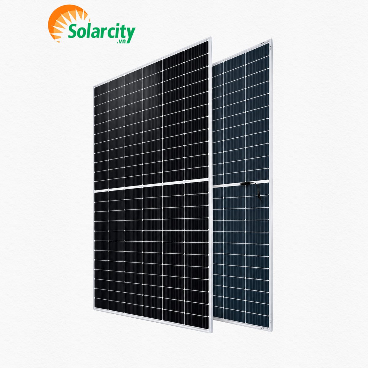 TẤM PIN MẶT TRỜI SOLARCITY 650W 2 MẶT KÍNH BIFACIAL - Ảnh 2